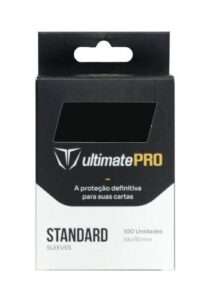 Sleeves Ultimate Pro - Eclipse Padrão - Preto (100 unidades)